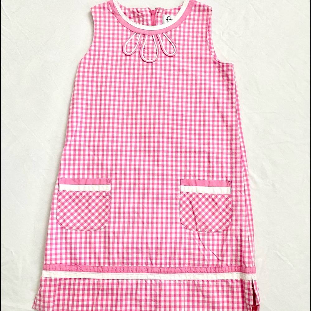 Girls pink and white Lilly Pulitzer dress